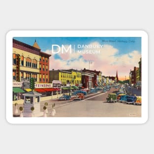 Danbury Main Street Scenes Sticker